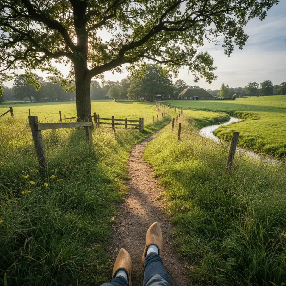 Wat zijn klompenpaden en hun geschiedenis in gelderland?