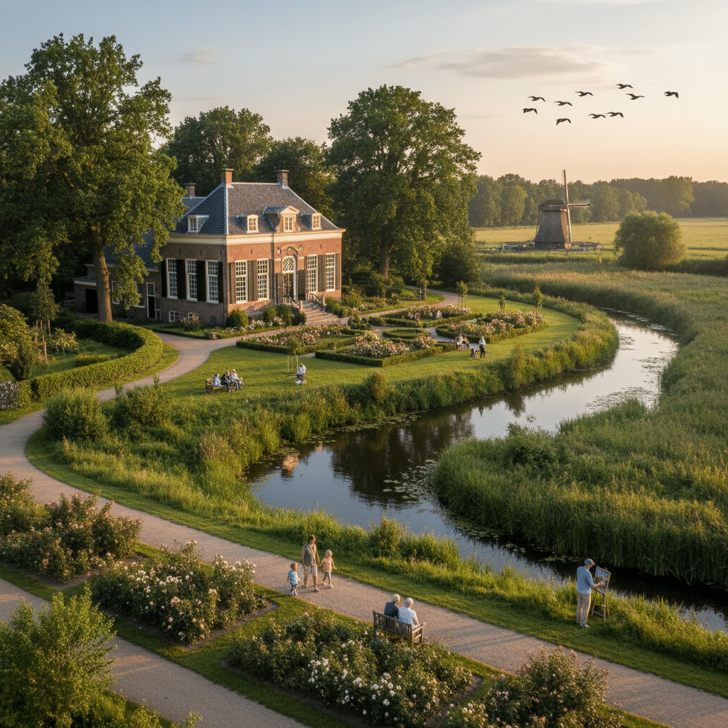 De rol van de landgoederen in de lokale gemeenschap en natuur