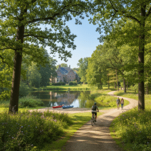Natuur en recreatie rondom de landgoederen