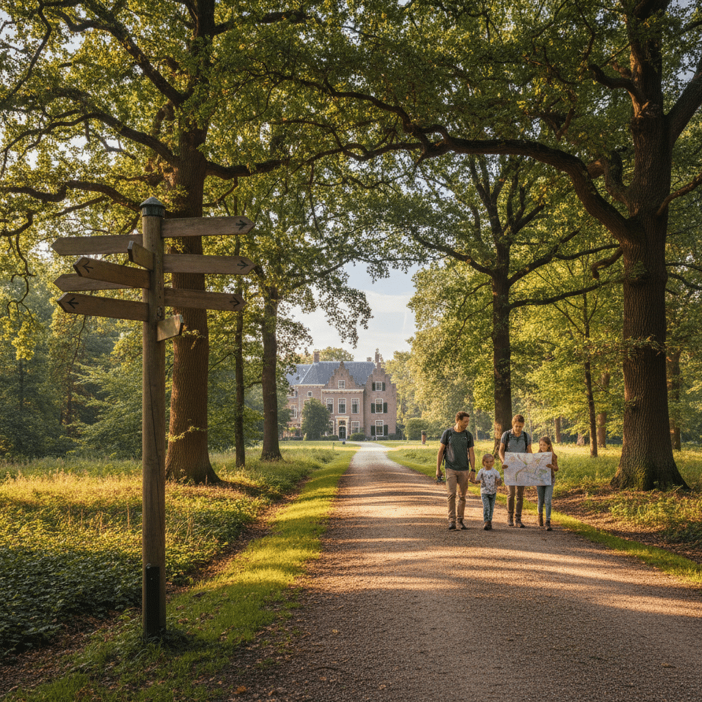 Praktische informatie voor bezoekers van de landgoederen