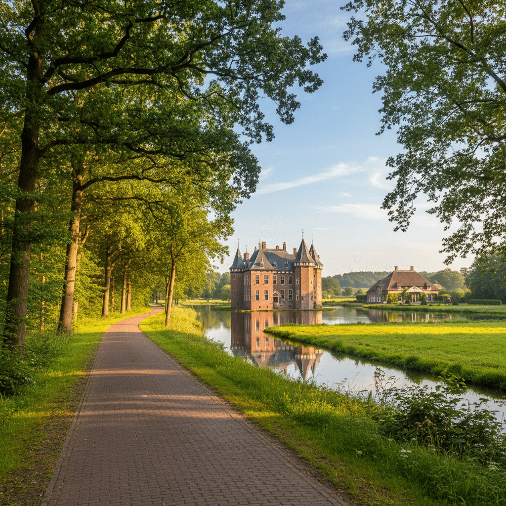 Fietsen langs historische landgoederen