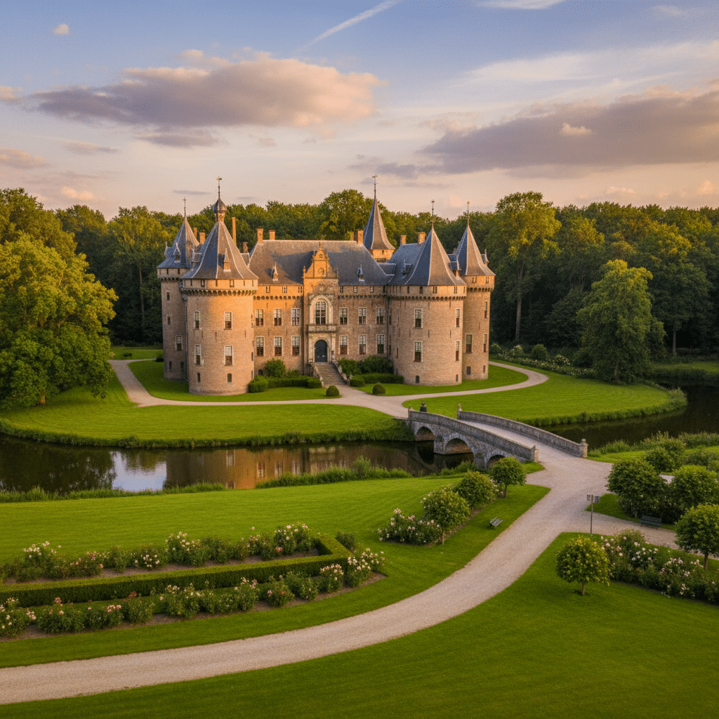 Kasteelovernachting met diner voor families