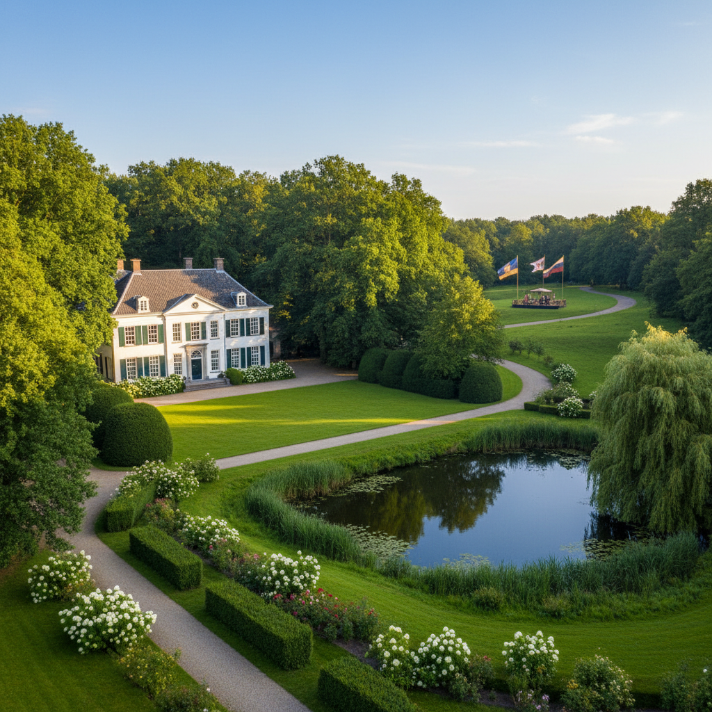 Kasteel Groeneveld tijdens historische gebeurtenissen