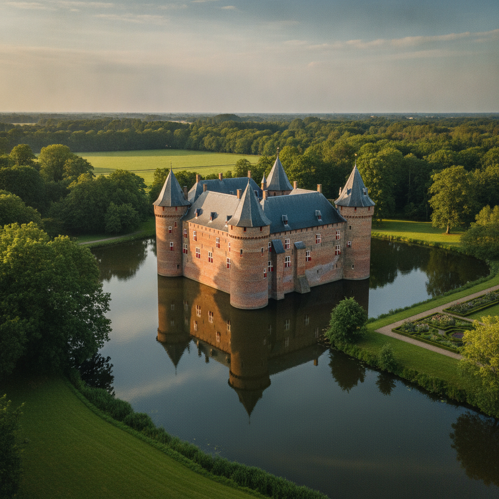 De bouw en architectuur van Kasteel Ammersoyen